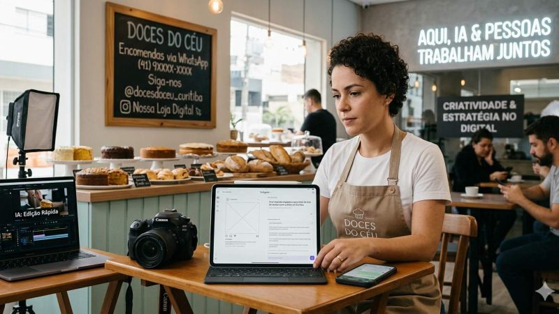 Inteligência artificial transforma a criação de conteúdo digital