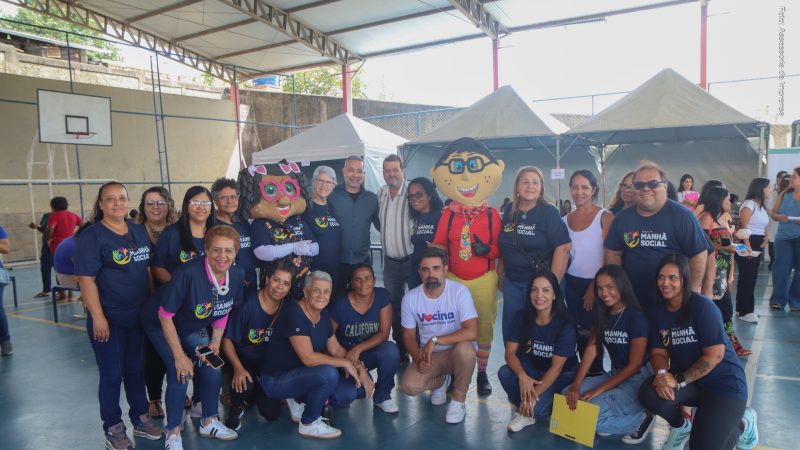 Manhã Social em Vespasiano reúne mais de 500 pessoas no Bairro Bela Vista